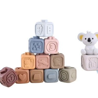 BouwBlokjes | Creatividad Infinita para Pequeños - Bloques de Construcción de Silicona Suave